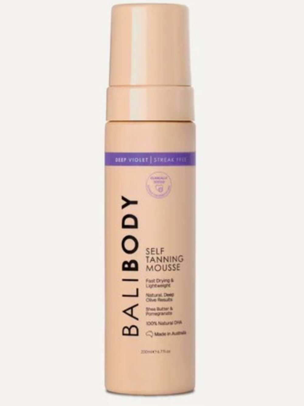 BaliBody Deep Violet Self Tanning Mousse 6.7 fluid ounces
